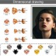 10 Pairs Stainless CZ Stud Earrings For Women Men Tragus Helix Round Heart Cubic Zirconia Flat Back Screw Back 20G Ear Piercing Set 2MM-5MM 10 Pairs Stainless CZ Stud Earrings For Women Men Tragus Helix Round Heart Cubic Zirconia Flat Back Screw Back 20G Ear Piercing Set 2MM-5MM